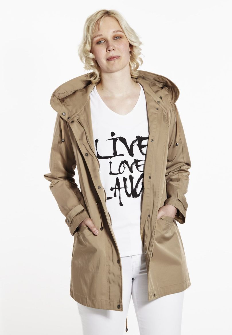 Image de City parka avec capuche, camel