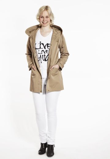 Image de City parka avec capuche, camel