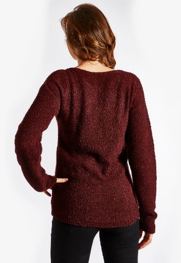 Image de Pullover tricoté en bouclé