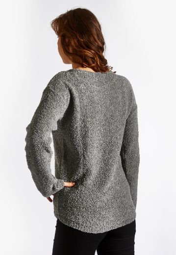 Image de Pullover tricoté en bouclé