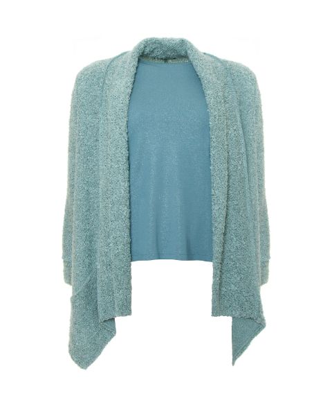 Zeige Details für Offener Bouclé-Strick Cardigan Bild von Offener Bouclé-Strick Cardigan