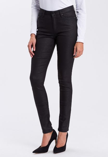 Agrandir l'image de Alan jeans skinny L36 pouces, noir brillant subtil Image de Alan jeans skinny L36 pouces, noir brillant subtil