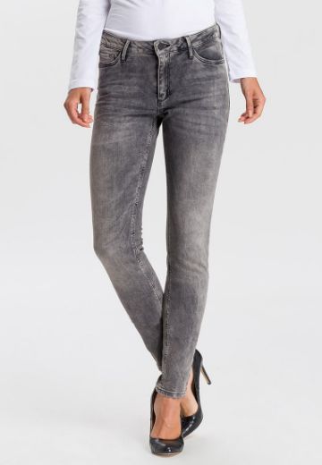 Image de Tall Cross Jeans Alan Skinny Fit L36 Pouce, gris foncé