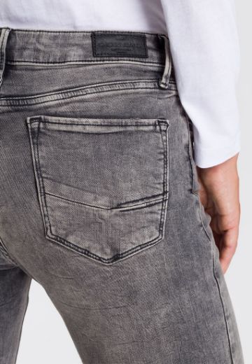 Image de Tall Cross Jeans Alan Skinny Fit L36 Pouce, gris foncé