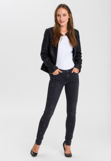 Image de Cross jeans jeggings Alan skinny fit L36, black stars