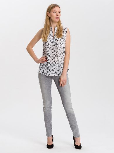 Image de Cross jean Anya slim fit L36 pources, gris clair