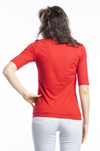 Bild von Kurzarm Shirt Saya, rot