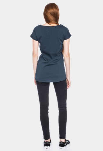 Image de Coton organique T-shirt Anju, bleu foncé