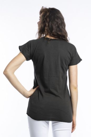 Image de Coton organique T-shirt Anju, anthracite