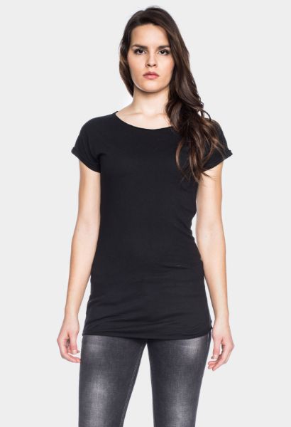 Agrandir l'image de Coton organique T-shirt Anju, noir Image de Coton organique T-shirt Anju, noir