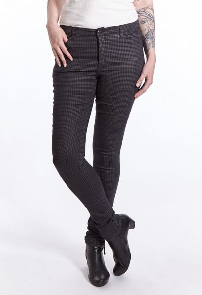 Show details for Wonderjeans skinny L37 inches, black houndstooth Picture of Wonderjeans skinny L37 inches, black houndstooth