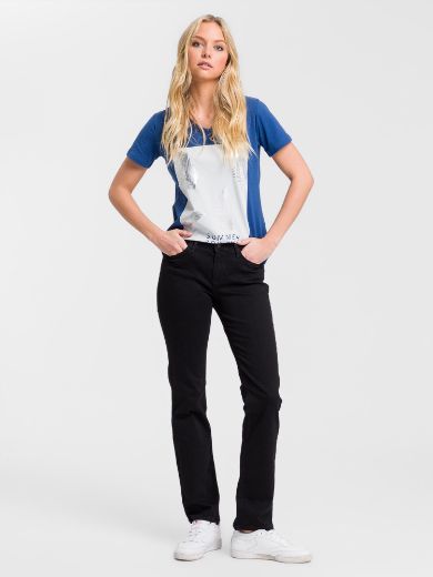 Image de Cross jean Rose regular fit L36 pouces, noir