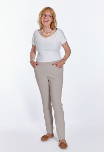 Picture of Tall Petra Bengalin Slip-on trousers L38 Inch, beige