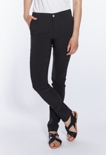 Image de Eva slim fit pantalons L38 pouces, noir
