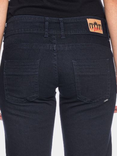 Bild von Lilia Jeans mit Weitem Bein aus Bio-Baumwolle L36/38, dunkelblau