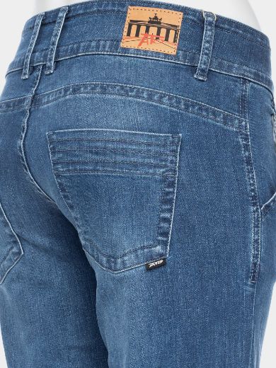 Bild von Lilia Jeans mit weitem Bein aus Bio-Baumwolle L36/38, blue used