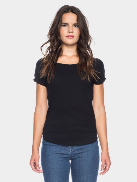 Zeige Details für Organic Cotton T-Shirt Cleo, schwarz Bild von Organic Cotton T-Shirt Cleo, schwarz