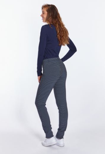 Picture of Pamela Slim Pull-on Trousers L38 inch, dotted