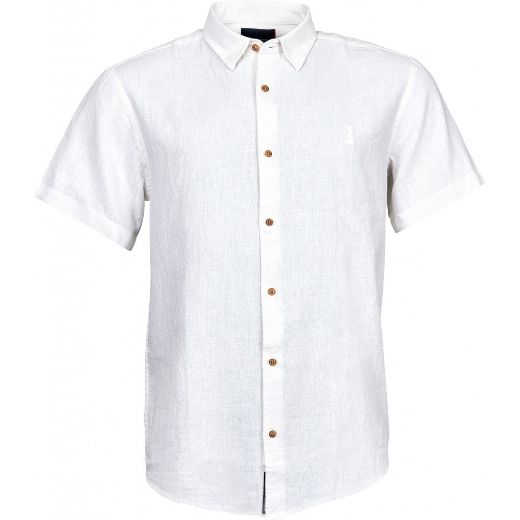 Picture of Short sleeve shirt linen cotton mix