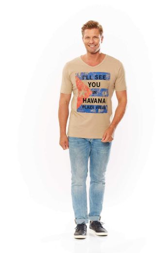 Image de T-shirt col V \"Havana\"
