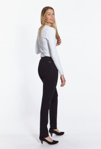 Image de Pamela Jersey Pantalon à Enfiler L38 pouce, noir
