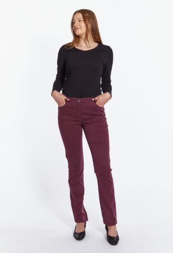 Image de CS-Ronja pantalon étroit en satin de coton L38 pouces