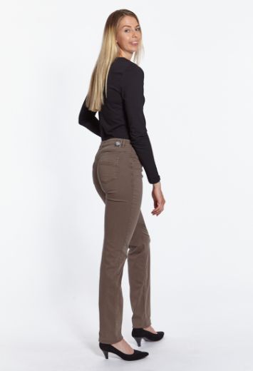 Image de CS-Ronja pantalon étroit en satin de coton L38 pouces