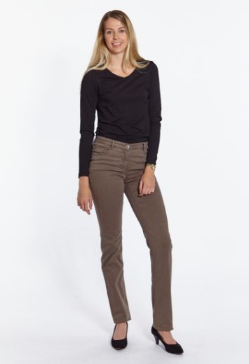 Image de CS-Ronja pantalon étroit en satin de coton L38 pouces