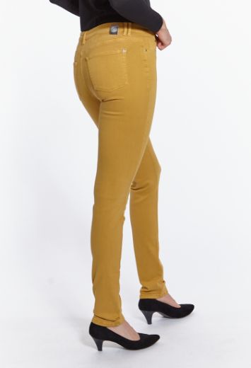 Image de Jeans Body Perfect slim fit L38 pouces, jaune moutarde