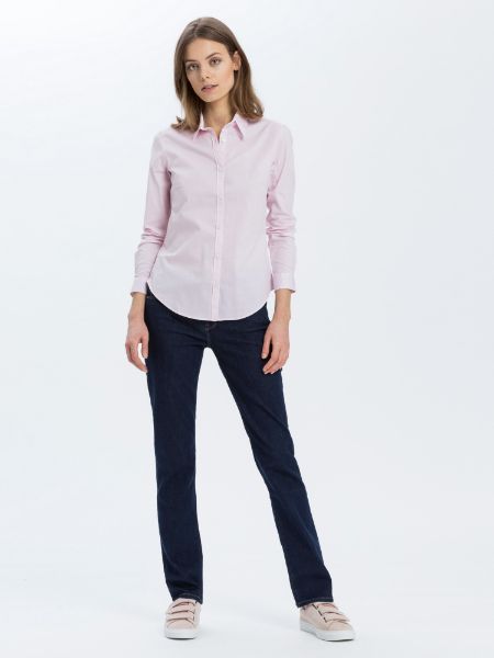 Show details for Cross jeans Rose straight leg L36 inches, clean dark blue Picture of Cross jeans Rose straight leg L36 inches, clean dark blue