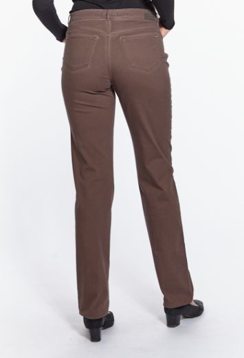 Image de Pantalon Luna coupe large L36 inch, marron chocolat