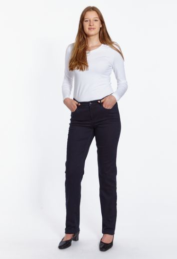 Image de Luna jeans coupe ample L38 pouces, bleu foncé