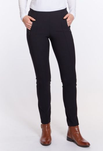 Picture of Cropped Jacky slim fit slip-on pants