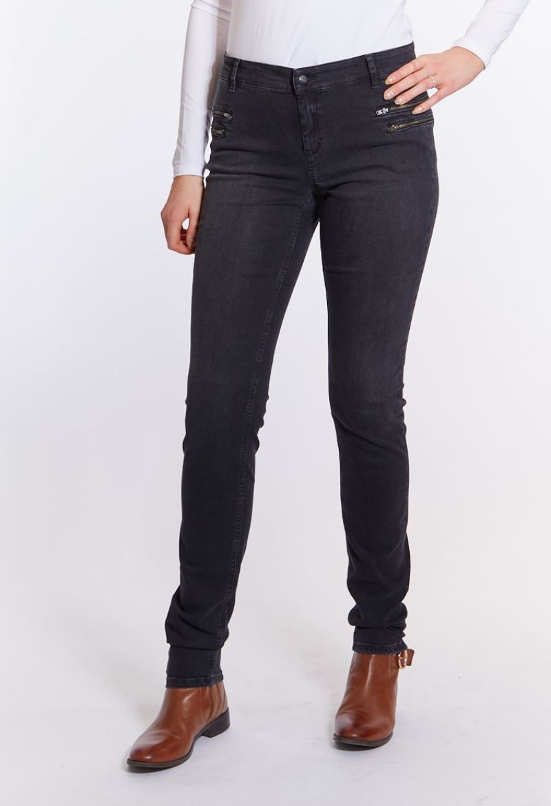 Image de Power Zip Skinny Fit Jeans L38 Inch, anthracite utilisé