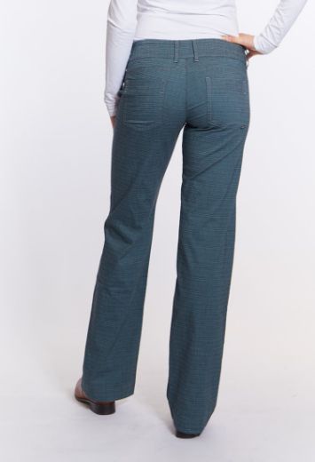 Picture of Tall Lilia pants L36 inches, gray green fine checkered