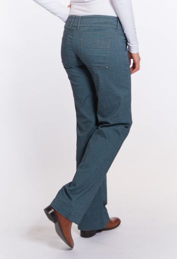 Picture of Tall Lilia pants L36 inches, gray green fine checkered