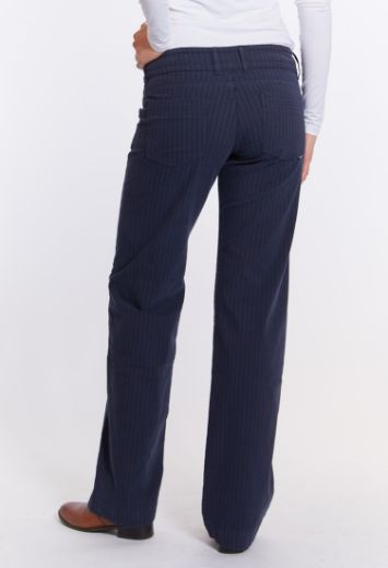 Picture of Tall Lilia Wide Pants L36 Inches, blue grey striped