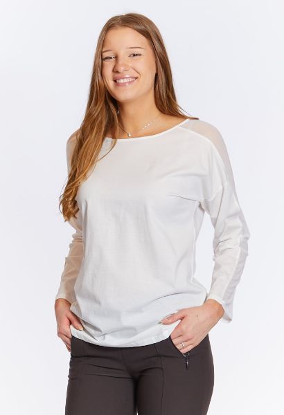 Zeige Details für Langarmshirt mit Mesh Bild von Langarmshirt mit Mesh