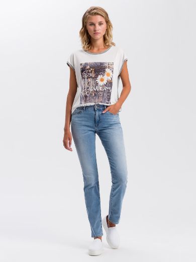 Image de Tall Cross Jeans Anya Slim Fit L36 Inch, summer light blue