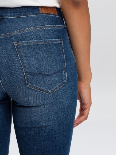 Image de Cross jeans Rose straight leg L36 Inch, bleu foncé usé