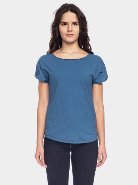 Zeige Details für Organic Cotton T-Shirt Cleo, stellar blue Bild von Organic Cotton T-Shirt Cleo, stellar blue