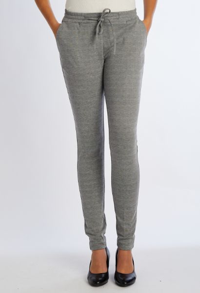Show details for Trousers jogging style jersey pique, light grey Picture of Trousers jogging style jersey pique, light grey