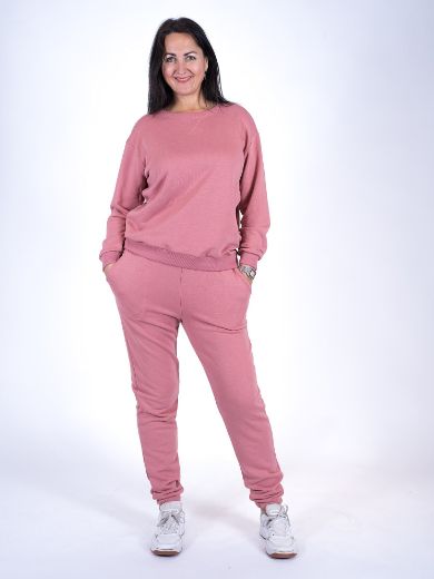 Bild von Jogger Sweatshirt Set, rosa