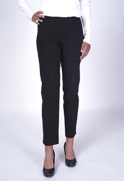 Agrandir l'image de Pantalon à enfiler raccourci bengalin, noir Image de Pantalon à enfiler raccourci bengalin, noir
