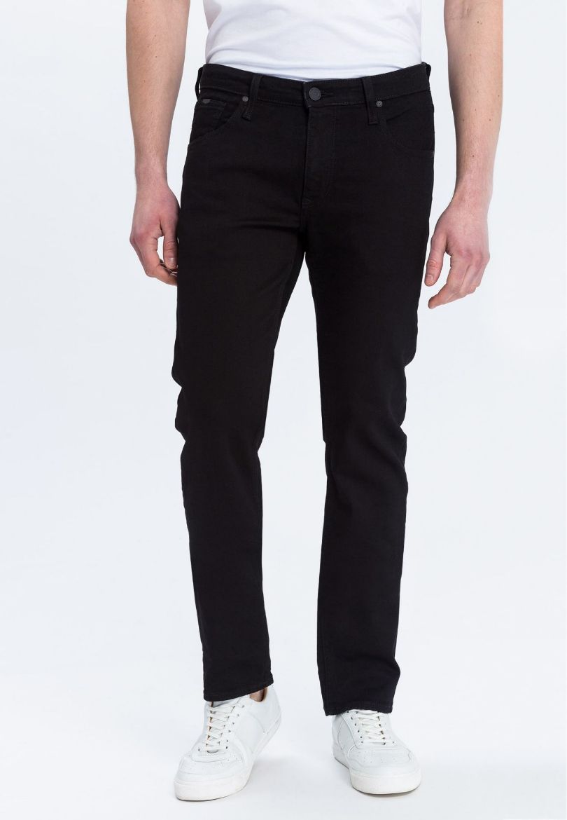 Image de Tall Homme Jeans Damien Slim Fit Longueur 36 & 38 Pouces, noir