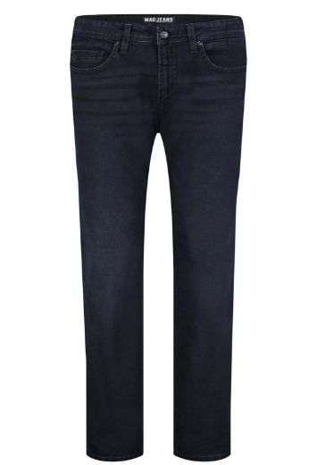 Image de MAC Jeans Ben ample fit L36 inch, noir bleu authentique délavé