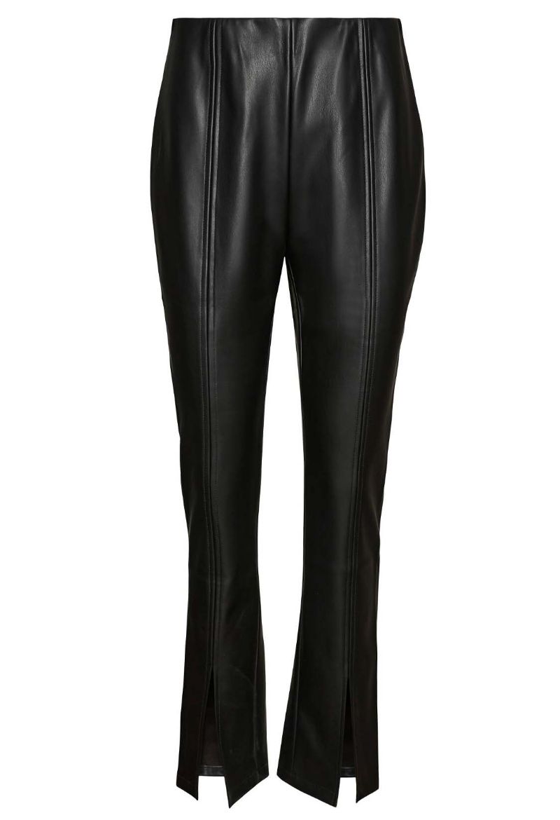 Picture of VM Vero Moda Tall Sola Slit High Waist Coated Legging L36 inches, black
