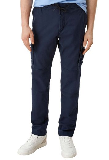 Image de s.Oliver pantalon cargo Detroit L36 & L38 pouces, bleu foncé