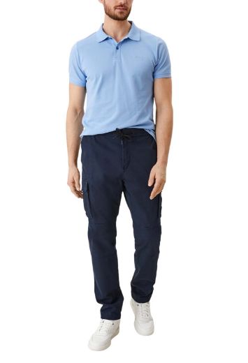 Image de s.Oliver pantalon cargo Detroit L36 & L38 pouces, bleu foncé