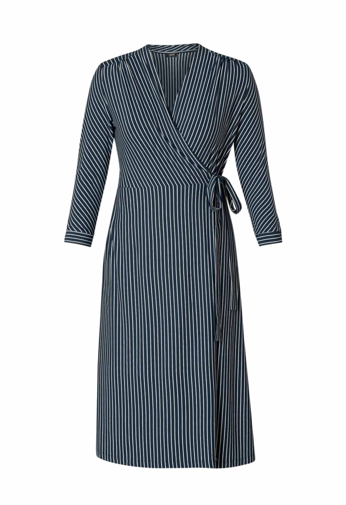 I LOVE TALL - fashion for tall people. Jersey wrap dress blue white ...